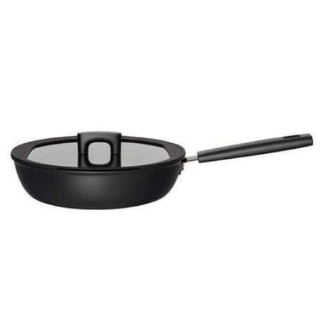 Сотейник Fiskars Hard Face з кришкою 28 см 1052232 (1071674)