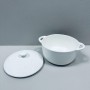 Горщик для запікання з кришкою Wilmax Slatestone WL-661540/A 18см/600мл White (1119811)