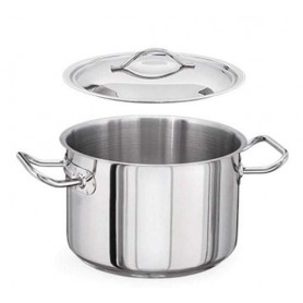 Кастрюля Dizdar средняя с крышкой 9,5л d30 см h15 см нержавейка (104030) (1113792)