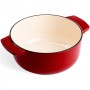 Каструля чавунна з кришкою KitchenAid Cast Iron 3,3 л червона CC006057-001 (1088926)