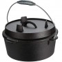 Чавунна каструля-гриль з кришкою BBQ Line 3,5 л Чорний (518833) (1159483)