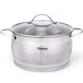 Каструля з кришкою Fissman Fabiana 18x10,5 см/2,6 л 5357 (1070444)
