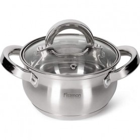 Каструля з кришкою Fissman Felina 14x8,5 см/1,3 л 5338 (1070441)