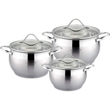 Набор посуды Lessner 6 предметов нержавейка (55868 LS) (1117892)