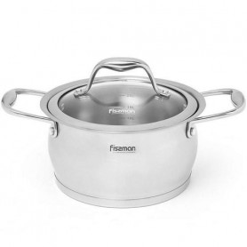 Каструля Fissman Miranda 1.9 л з кришкою SS - 5151.16 (1073493)