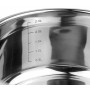 Кастрюля индукционная Casserole из нержавеющей стали 3л со стеклянной крышкой Ofenbach (1166439)