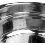 Кастрюля индукционная Casserole из нержавеющей стали 4л со стеклянной крышкой Ofenbach (1166438)