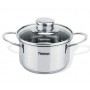 Кастрюля BAMBINO 1100мл со стеклянной крышкой Fissman (1174122)