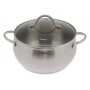 Кастрюля Martinez 1.8л пузатая из нержавеющей стали Fissman (1167774)