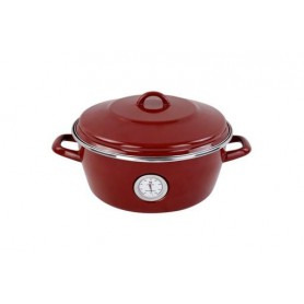 Каструля-жаровня Dutch Oven 26 см 5 л червона VITRINOR (1046844)