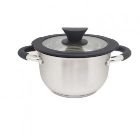 Кастрюля 2,6 л Krauzer Black 18 см нержавеющая сталь (. 78052) (1159912)