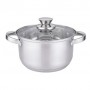 Кастрюля 6,5 л Krauzer Constant plus 24 см металлик нержавеющая сталь (. 78019) (1159827)