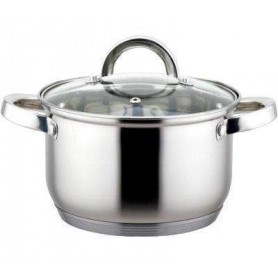 Кастрюля Mystery со стеклянной крышкой Ø22х13,5 см Kamille (2000002655121) (1093531)