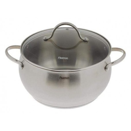 Кастрюля Martinez пузатая из нержавеющей стали Ø16х9хØ13 см Fissman (2000002655060) (1093197)