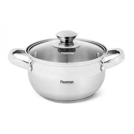 Кастрюля Prime из нержавеющей стали Ø18хØ14,5х10,5 см Fissman (2000002655374) (1093194)