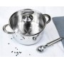 Кастрюля Elegance из нержавеющей стали Ø20хØ18,5х10 см Fissman (2000002655305) (1093770)