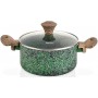 Кастрюля Malachite с антипригарным покрытием EcoStone Ø24х Ø22х10,9 см Fissman (2000002654636) (1093677)