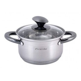 Кастрюля Groningen из нержавеющей стали с 5-слойным индукционным дном Ø16х9,5 см Kamille (2000002655497) (1093874)