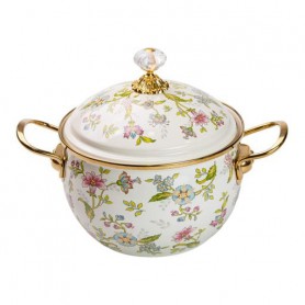 Кастрюля эмалированная 3 л в винтажном стиле Yiwu HP-2-110 (1078898)