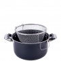 Каструля 4 л із сіткою для фритюру Kamille KM-5821 (1038814)