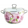 Каструля емальована 5.7 л Орхідея d-24 см Interos 15116-5,7 (1088560)