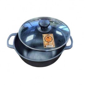 Кавун чавунний зі скляною кришкою Maysternya 6 л (1746751807) (1039437)