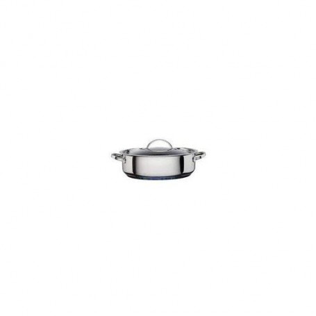 Каструля нержавіюча сталь низька з кришкою KAPP 3 л (18 х 12 см) (56154) (1054447)