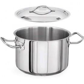 Кастрюля Dizdar средняя с крышкой 6,3л d14 см h24 см нержавейка (104024) (1113227)
