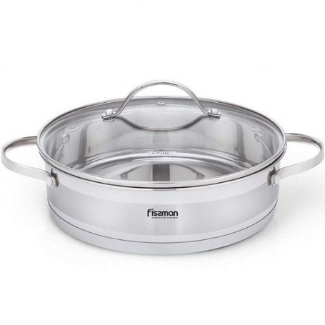 Сотейник з кришкою Fissman Fabiana 24x6,5 см/2,8 л 5365 (1069699)