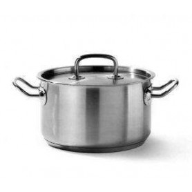 Кастрюля Hendi Kitchen Line средняя с крышкой 3,5л d20 см h11,5 см нержавейка (836200) (1115226)