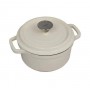 Кастрюля Nois Tierra cream кремовая d28,5 см чугун с емаль покрытием (830065) (1114536)
