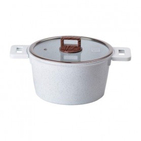 Каструля алюмінієва MGC із гранітним покриттям 5,3 л, білий (1121274)