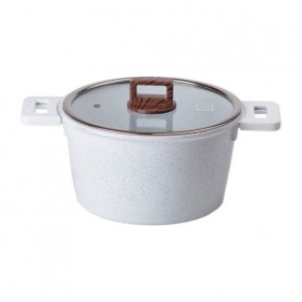 Кастрюля алюминиевая MGC с гранитным покрытием 5,3 л, белый MGC HP-4-441 (1078849)