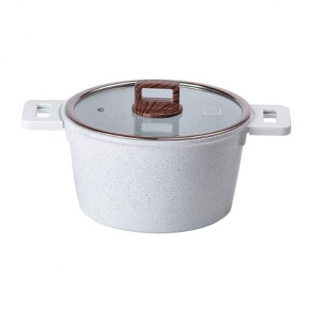 Кастрюля алюминиевая MGC с гранитным покрытием 5,3 л, белый MGC HP-4-441 (1078849)