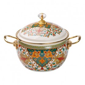 Кастрюля эмалированная 4 л в восточном стиле Yiwu HP-2-115 (1078846)