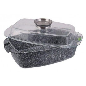 Гусятница Edenberg EB-8007 из литого алюминия с гранитным покрытием жаровня утятница с кришкой (1139173)