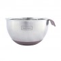 Чаша для смешивания Lessner металлическая, с силиконовой ручкой, 20 см, 2.6 л (55900-20)
