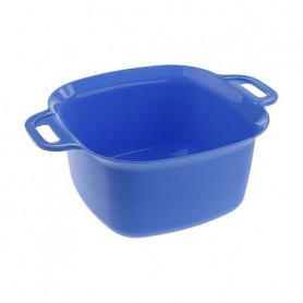 Миска Ekodeo квадратная, с ручками, голубая, 3 л (P92217BL)