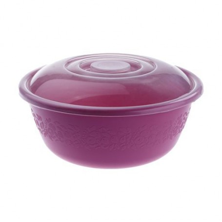 Миска Ekodeo с крышкой, розовая, 2 л (P92227PK)