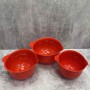 Набір мисок для міксера Lamela Грація 2493 3 шт Червоний (1131829)