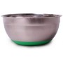 Миска Kamille d-28 х 13 см із нержавіючої сталі із силіконовим дном Kam-4351 (1037716)