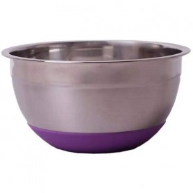 Миска з нержавіючої сталі d-18 х 9 см з антиковзним дном Kamille 4346 (1037734)