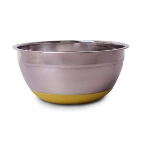 Миска Kamille с силиконовым дном d24 см h11 см нержавейка (4349 K) (1145132)
