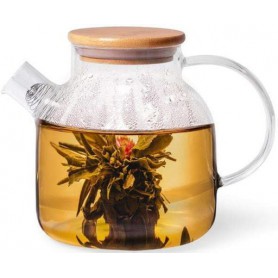 Чайник заварочный Shamsi 1.2л стеклянный с металлическим ситом Fissman (1167078)