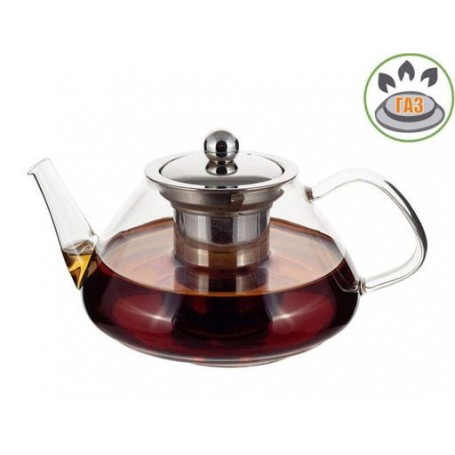 Чайник стеклянный заварочный 450мл со съемным ситечком 0782s Kamille (1166586)