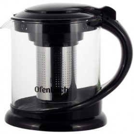 Чайник стеклянный заварочный 1000мл со съемным ситечком 0615m Ofenbach (1166566)