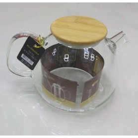 Чайник-заварник Wilmax Thermo 1500 мл з фільтром-спіраль та бамбуковою кришкою 888825/A WL (1037529)