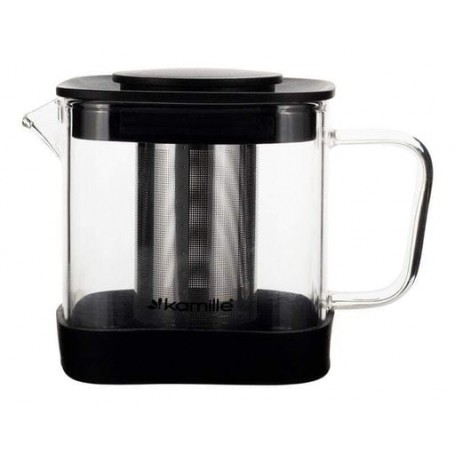 Чайник стеклянный заварочный 600мл со съемным ситечком 0777s Kamille (1166580)