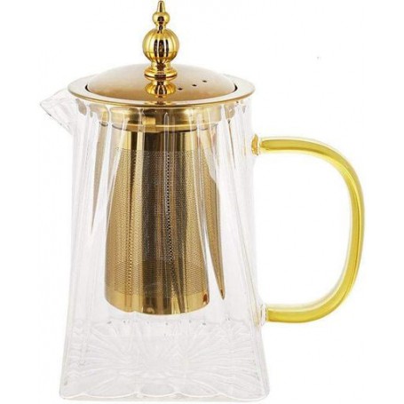 Чайник заварочный Enburgh 700мл со съемным ситечком прозрачный BonaDi (1174550)