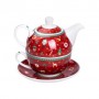 Заварник для чая Christmas с чашкой и блюдцем Yiwu HP-SD-10 (1079279)
